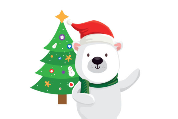 Christmas Bear Vector Illustration: A Versatile Graphics Asset