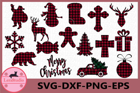 Christmas Buffalo Plaid Graphics and Illustrations Review