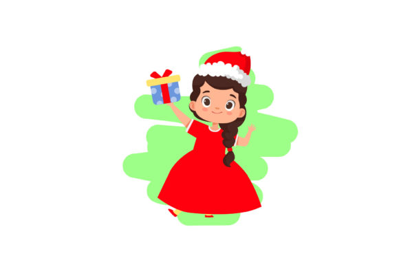 Christmas Holiday Illustration for Kids