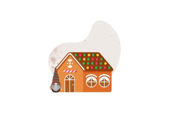 Christmas House and Gnome: A Versatile Graphics Asset