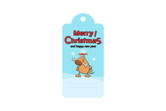 Christmas Labels Animal Dog Svg: A Versatile Graphics and Illustrations Asset