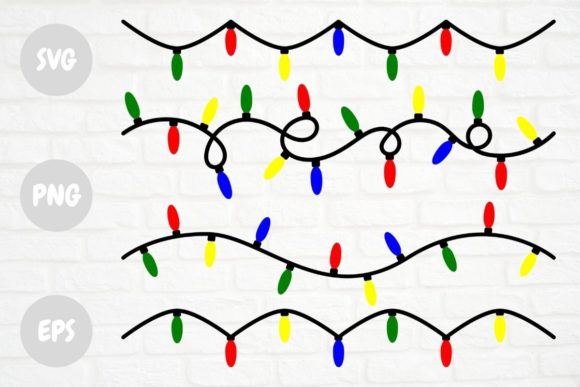 Christmas Lights Bundle: Festive Graphics for Your Illustrations