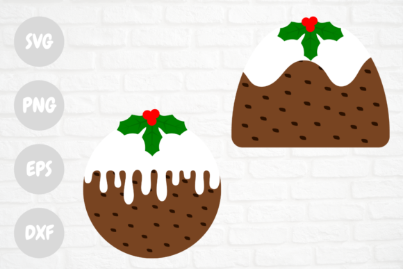Christmas Pudding: A Festive Graphic for Creative Projects