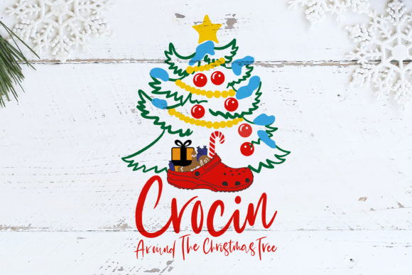 Crocin Around the Christmas Tree SVG: A Festive Graphics Gem