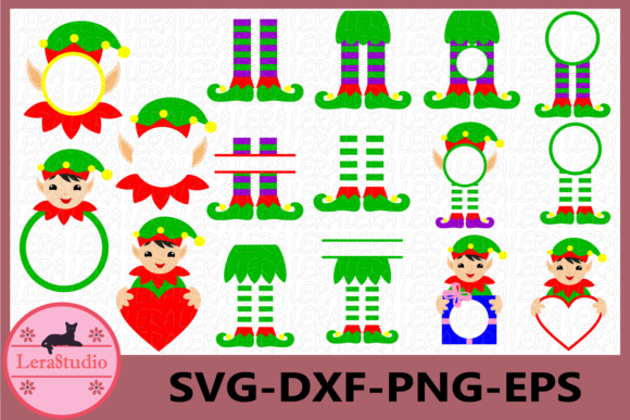 Elf Christmas Elf Legs: A Festive Embroidery Delight