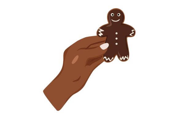 Hand Holding Ginger Biscuit Christmas Design Review