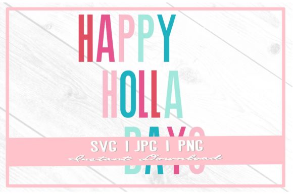 Happy Holla Days Retro Christmas SVG: A Graphics Gem