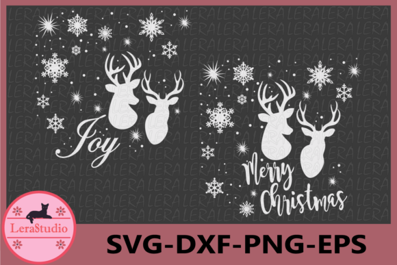 Merry Christmas JOY Deer: Graphics & Illustrations Review