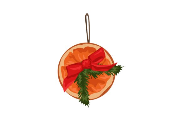 Review: Decoration Orange Christmas Illustration for Graphics